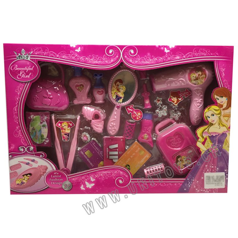 BEAUTY SET,W/LIGHT & MUSIC,W/BUTTON BATTERY