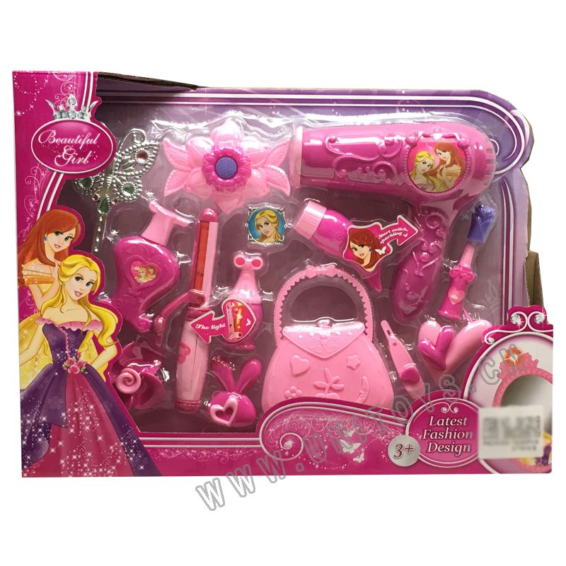 BEAUTY SET,W/LIGHT,W/BUTTON BATTERY