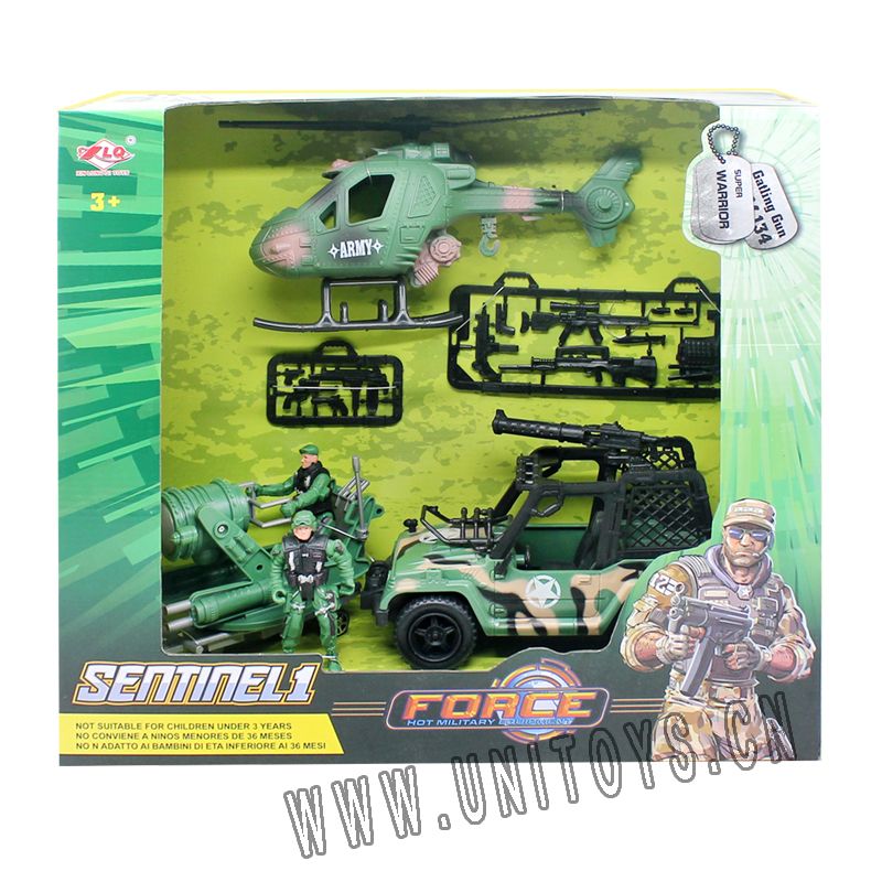 FREE WEEL CAR+HELICOPTER SET