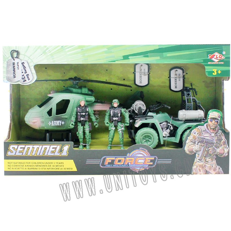 FREE WEEL CAR+HELICOPTER SET
