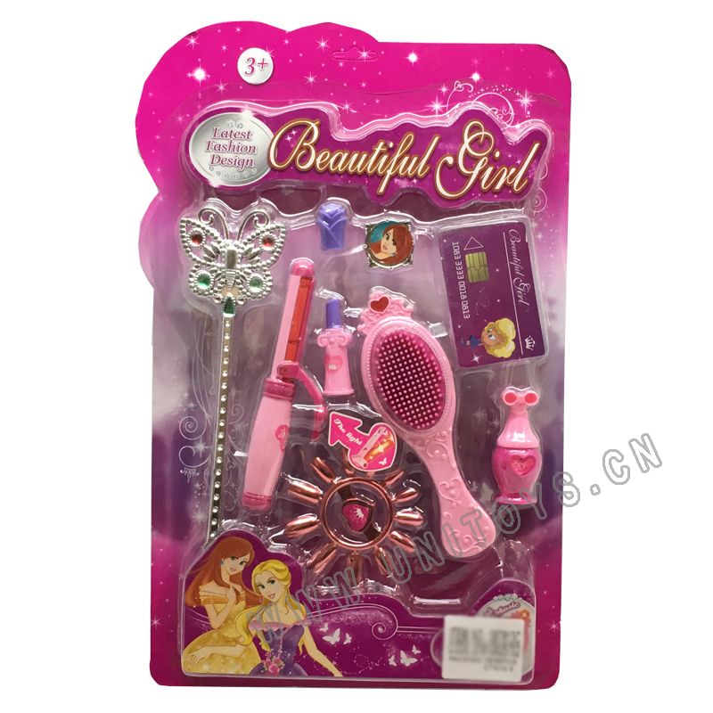 BEAUTY SET,W/LLIGHT,W/BUTTON BATTERY