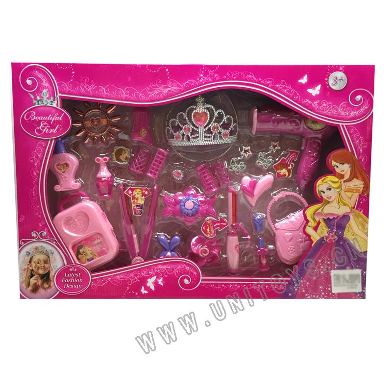 BEAUTY SET,W/LIGHT,W/BUTTON BATTERY