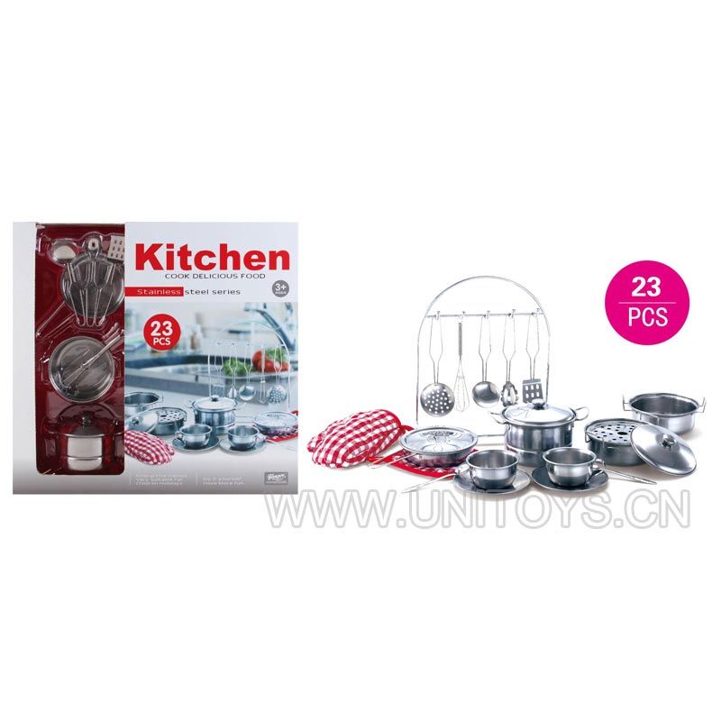 STAINLESS STEEL KITCHEN SET(23PCS)