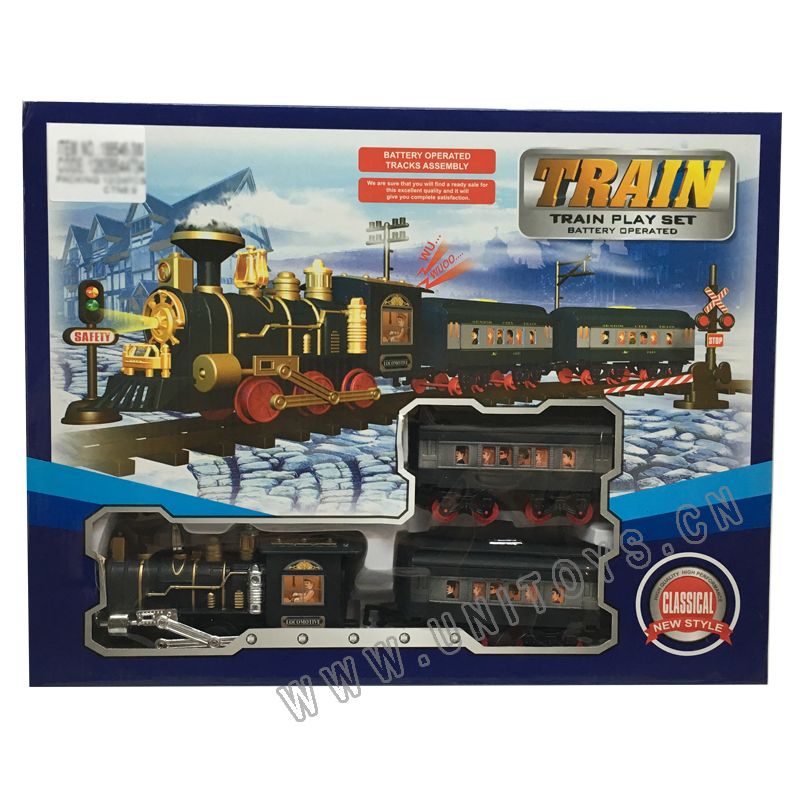 B/O TRAIN PLAY SET,3 ASST
