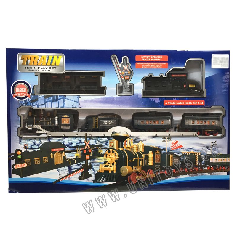 B/O TRAIN PLAY SET,4 ASST
