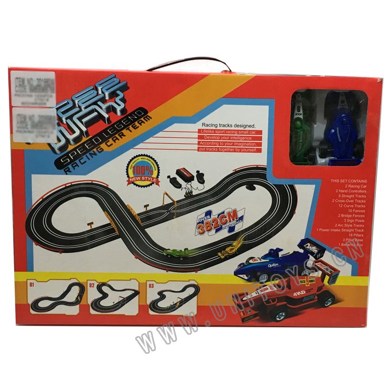 B/O RACING TRACK SET,W/CHARGER(382CM)