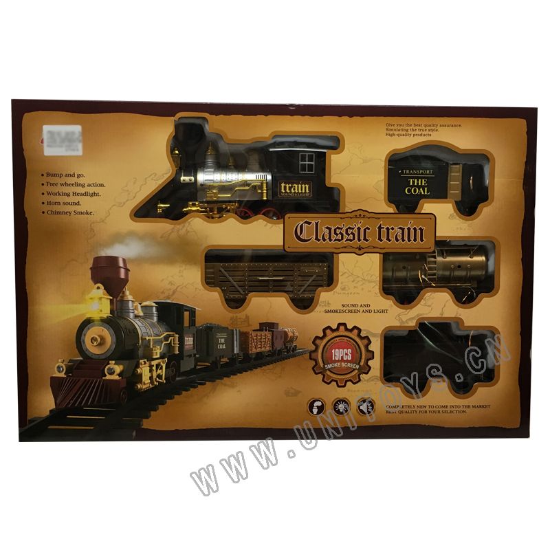 B/O TRAIN,W/LIGHT & SOUND,2 ASST