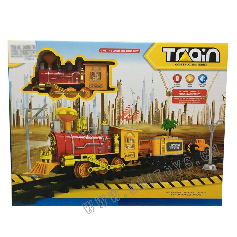 B/O RAILWAY,W/LIGHT&MUSIC,7 ASST