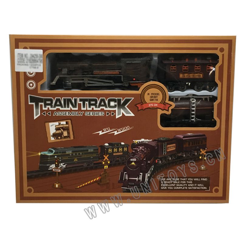 B/O RAILWAY SET,W/LIGHT&MUSIC,3 ASST