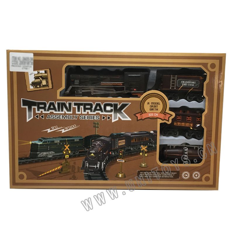 B/O RAILWAY SET,W/LIGHT&SOUND,3 ASST