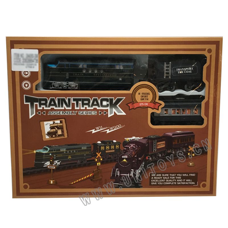 B/O TRAIN SET,W/LIGHT & MUSIC,3 ASST
