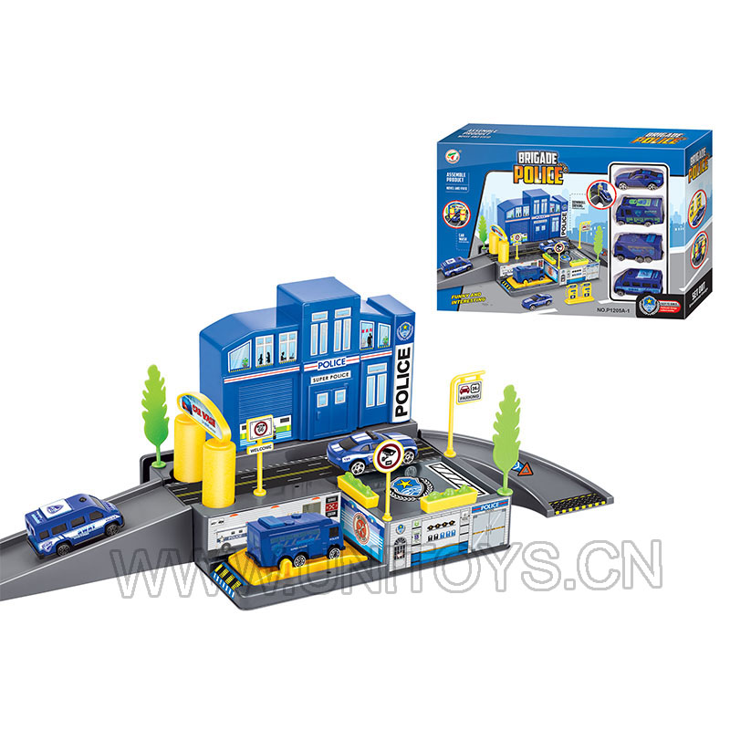 POLICE PARKING LOT SET