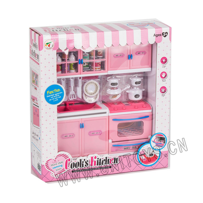 KITCHRN WARE SET,W/LIGHT/SOUNG(72 PCS