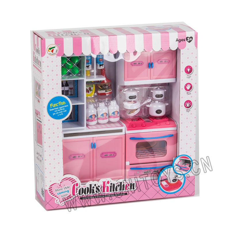 KITCHEN WARE SET,W/LIGHT/SOUNG