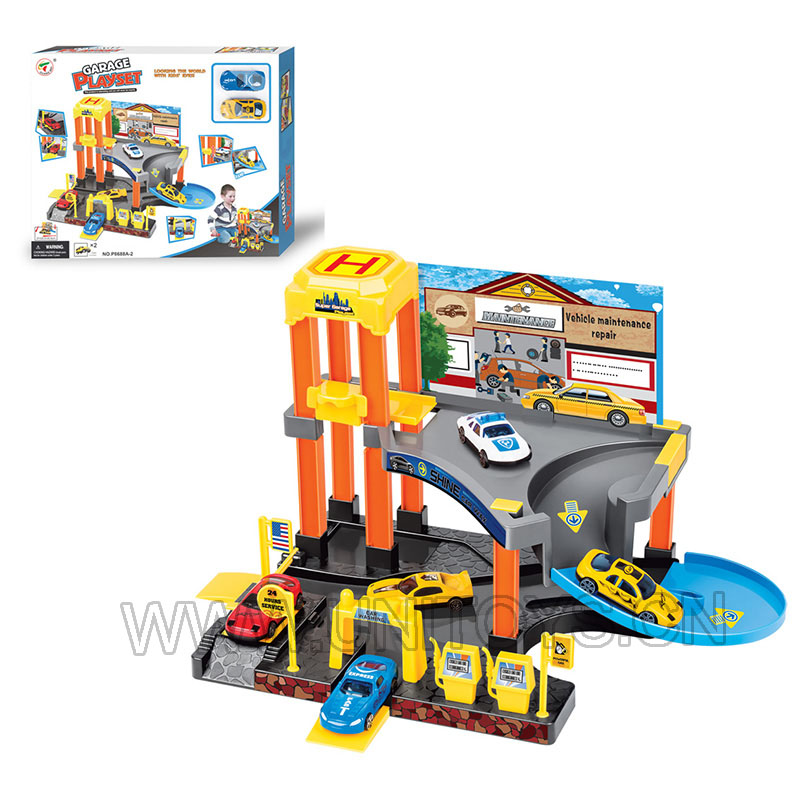 CARAGE PARKING LOT SET