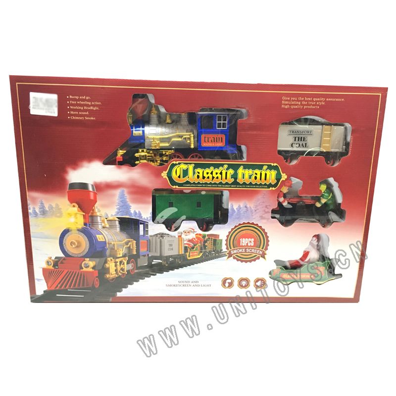 WBX B/O TRAIN TRACK,W/LIGHT & MUSIC,3 ASST