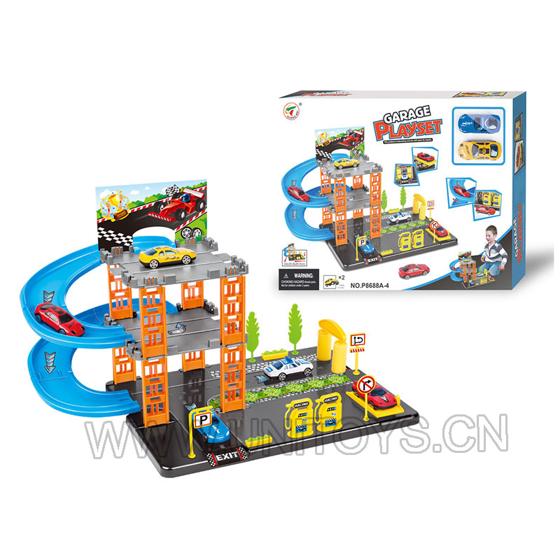 CARAGE PARKING LOT SET