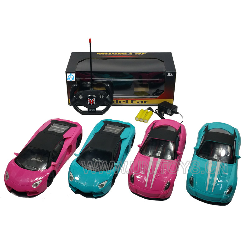 1:14R/C CAR,W/LIGHT&BATTERY&CHARGER,2 ASST