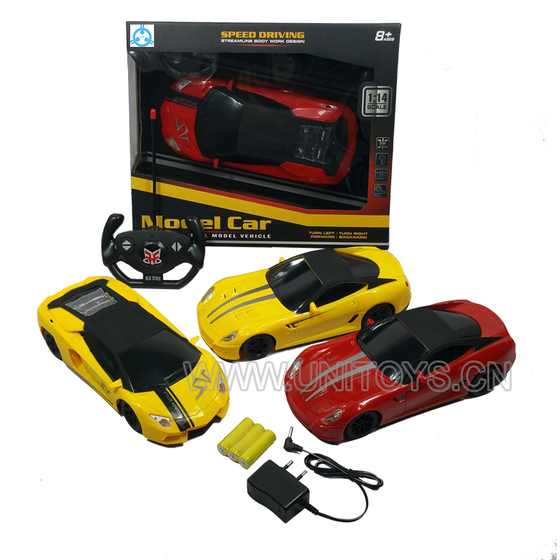 1:14R/C CAR,W/LIGHT&BATTERY&CHARGER,2 ASST