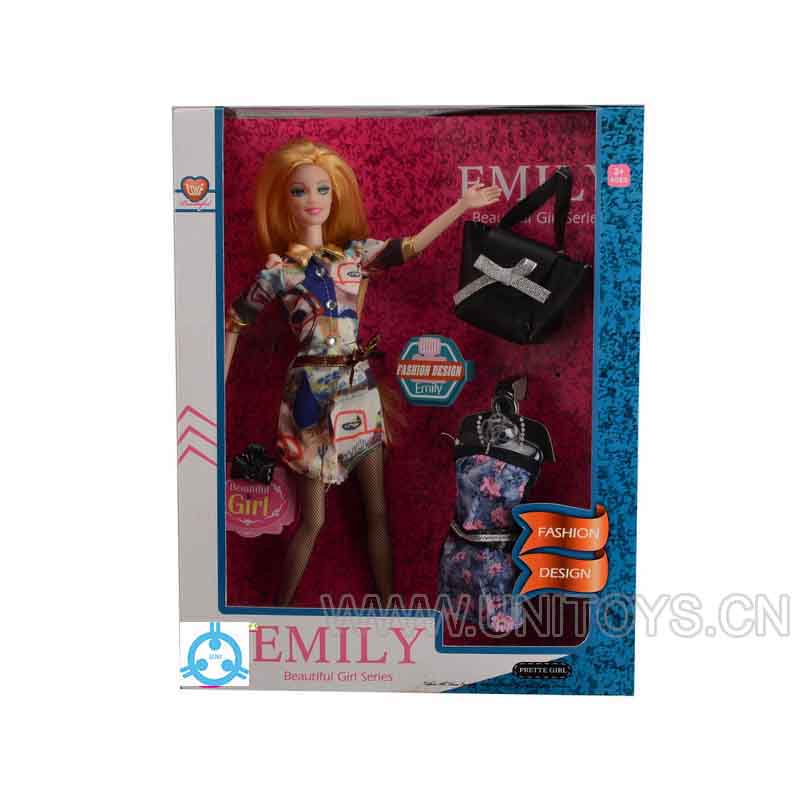 11.5＂FASHION GIRL SET,W/LIGHT