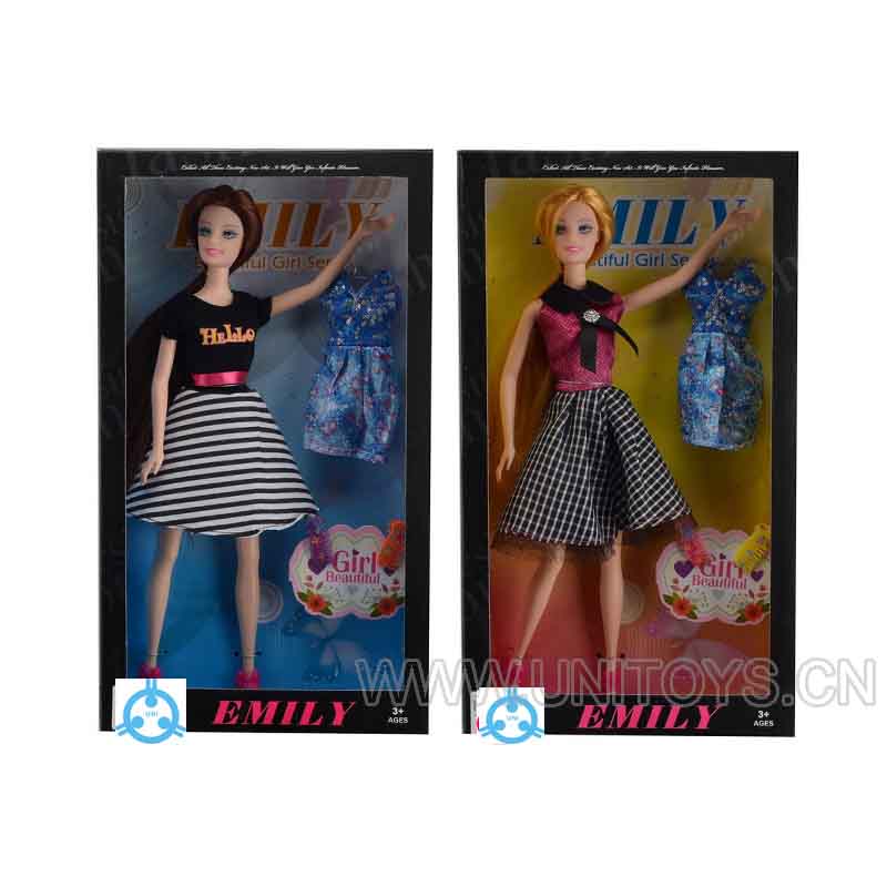 11.5＂FASHION GIRL SET，2 ASST