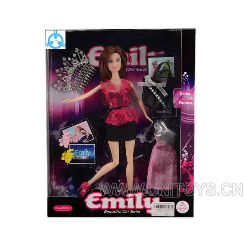 11.5＂FASHION GIRL SET，2 ASST