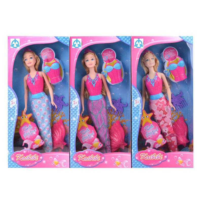 11.5＂FASHION GIRL SET，3 ASST