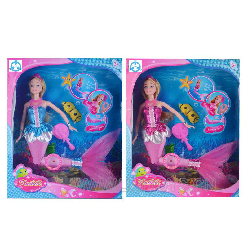 12.5＂FASHION GIRL SET，W/LIGHT
