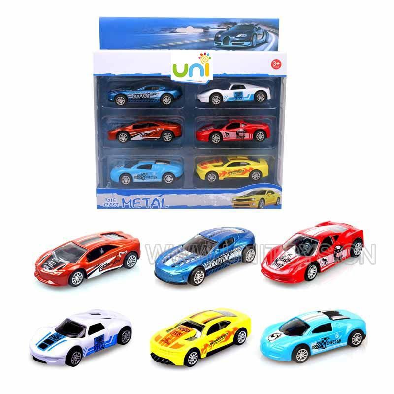 1:50 P/B METAL CAR SET,6 ASST/BOX