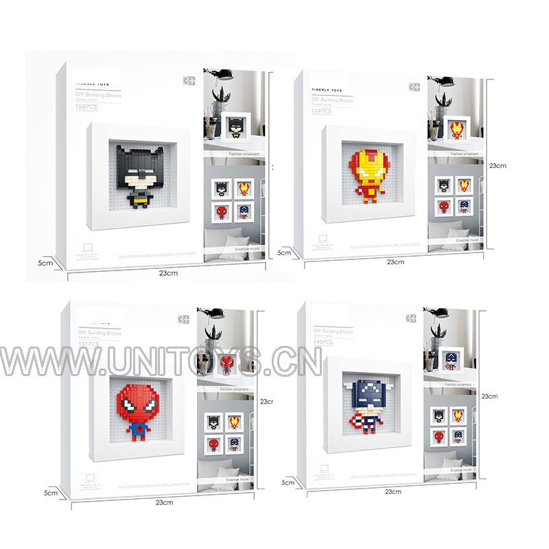 DIY BLOCKS SET,4 ASST