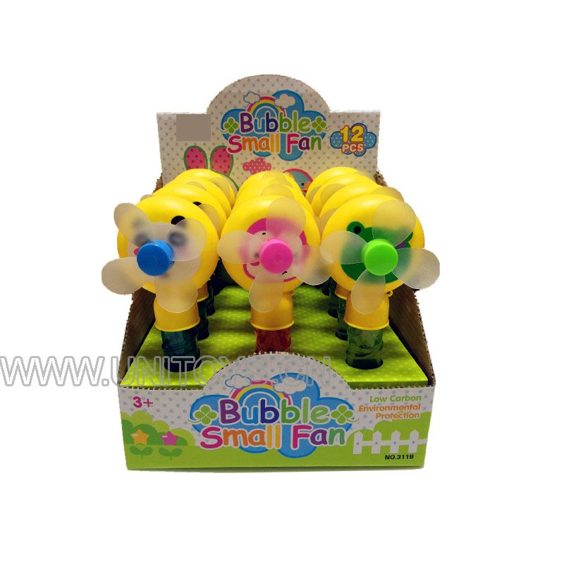 BUBBLE SMALL FAN,12PCS/BOX,3 ASST