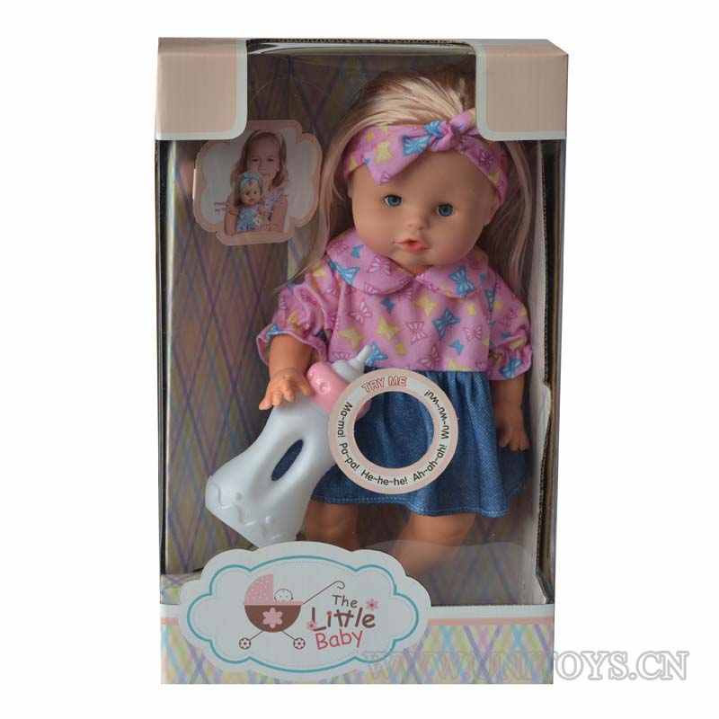 12''GIRL DOLL,W/IC &BUTTON BATTERY