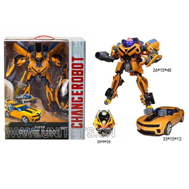 DEFORMATION ROBOT,W/LIGHT&MUSIC,W/BUTTON BATTERY