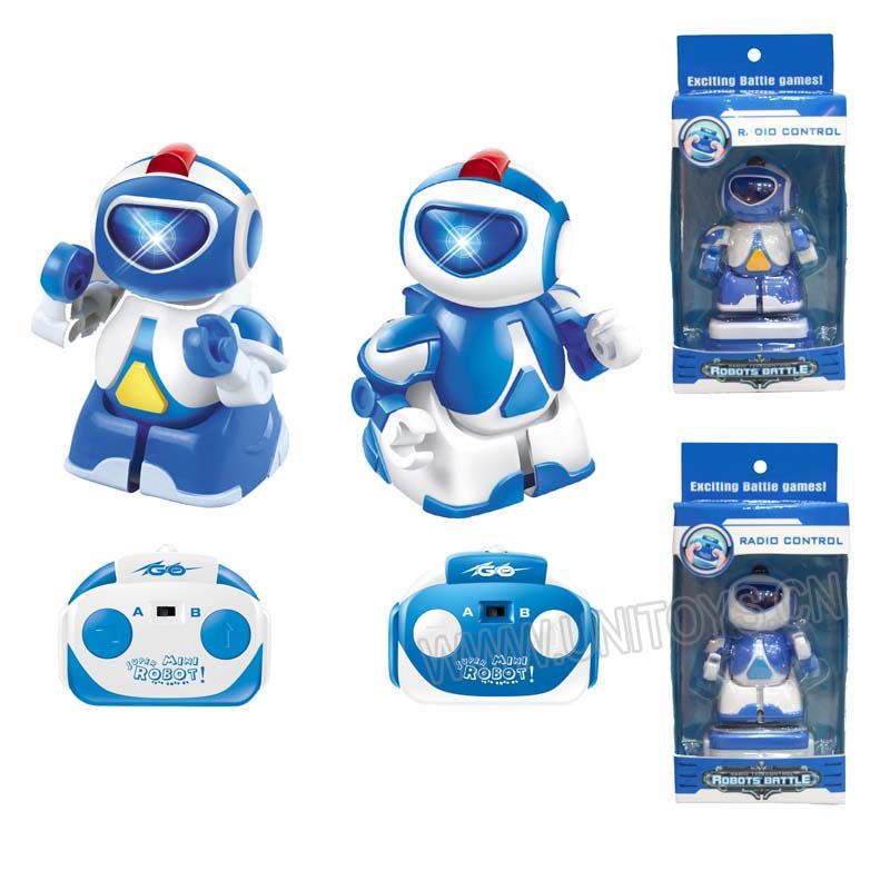 R/C ROBOT,W/LIGHT,W/BUTTON BATTERY