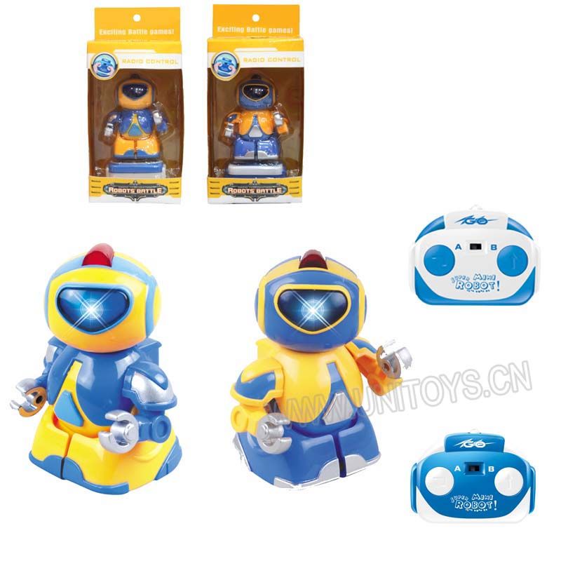 R/C ROBOT,W/LIGHT,W/BUTTON BATTERY