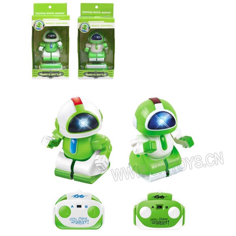 R/C ROBOT,W/LIGHT,W/BUTTON BATTERY
