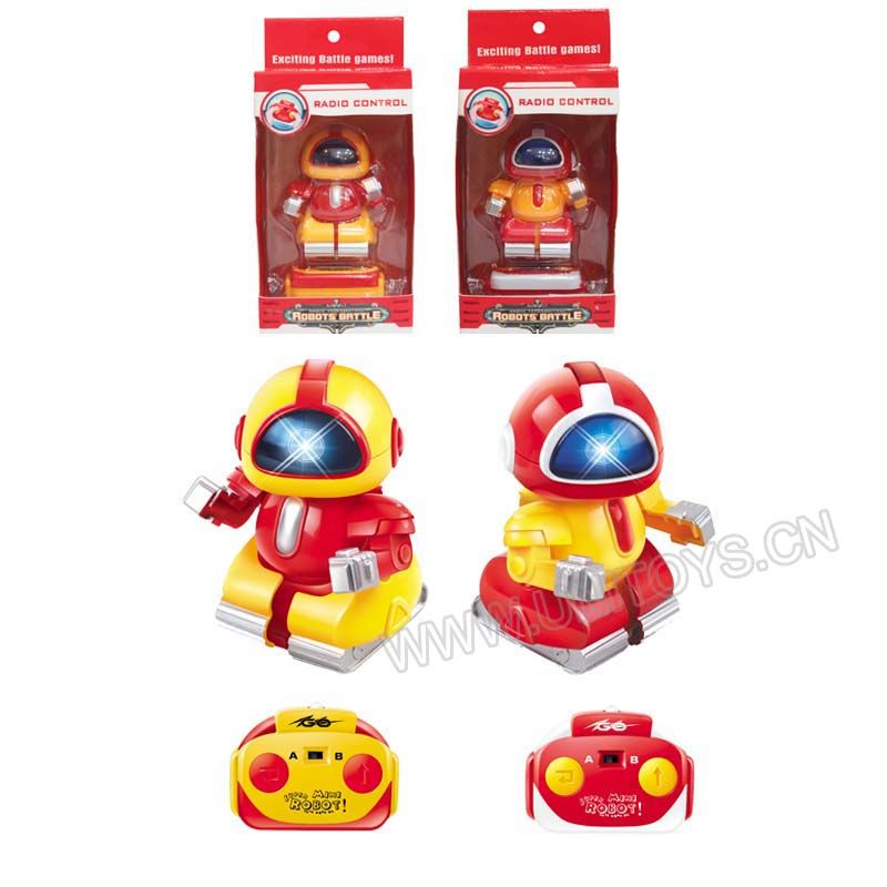 R/C ROBOT,W/LIGHT,W/BUTTON BATTERY