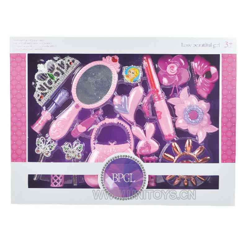 BEAUTY SET,W/LIGHT,W/BUTTON BATTERY