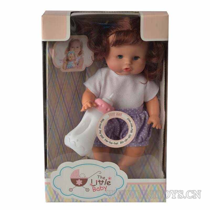 12''GIRL DOLL,W/IC &BUTTON BATTERY