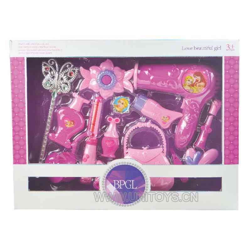 BEAUTY SET,W/LIGHT,W/BUTTON BATTERY