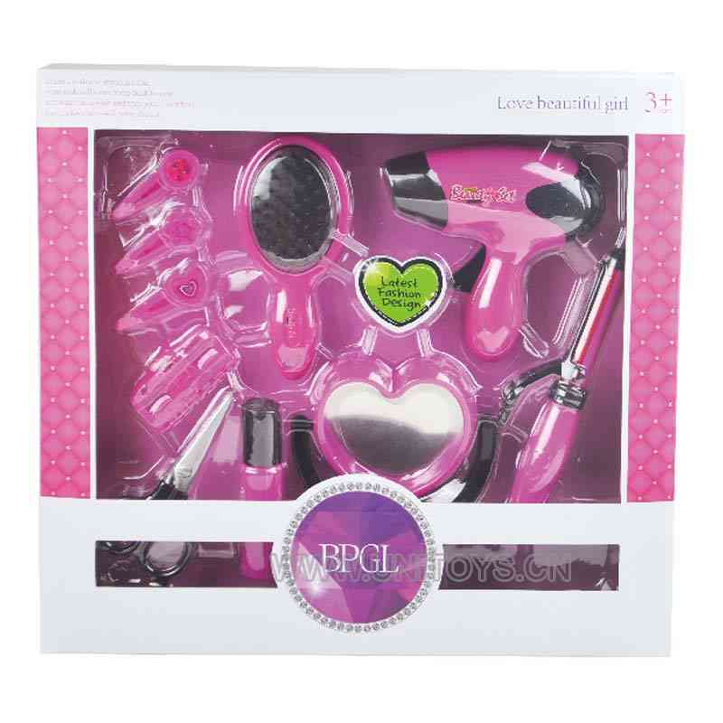 BEAUTY SET,W/LIGHT,W/BUTTON BATTERY
