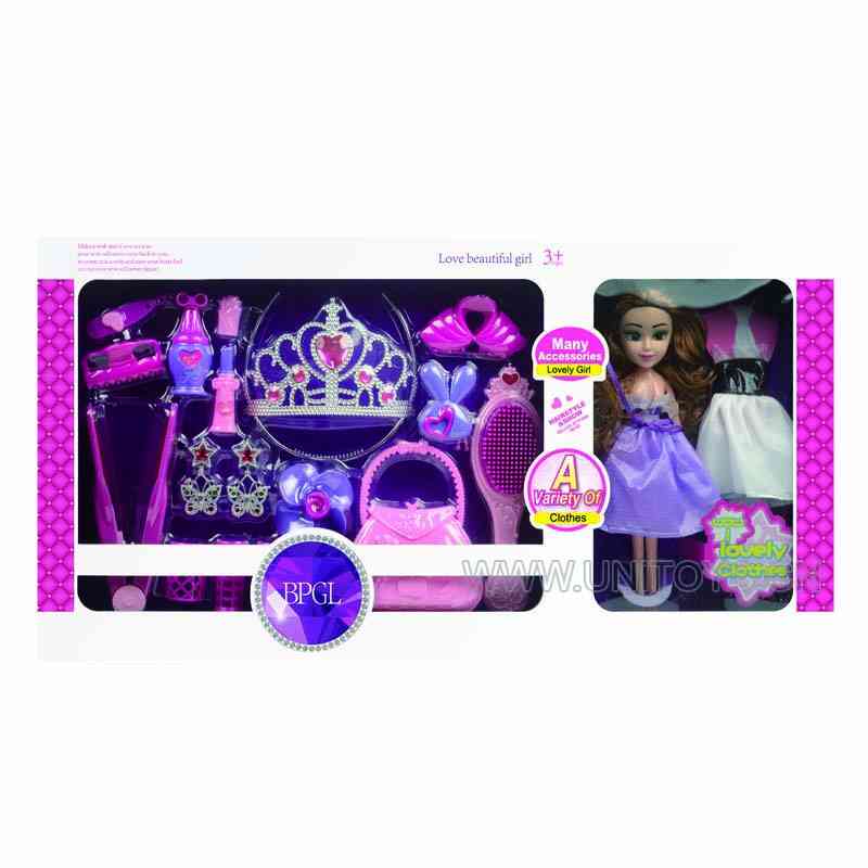 BEAUTY SET,W/LIGHT,W/BUTTON BATTERY