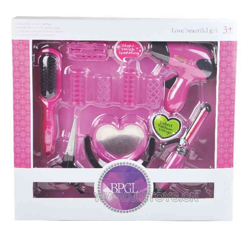 BEAUTY SET,W/LIGHT,W/BUTTON BATTERY