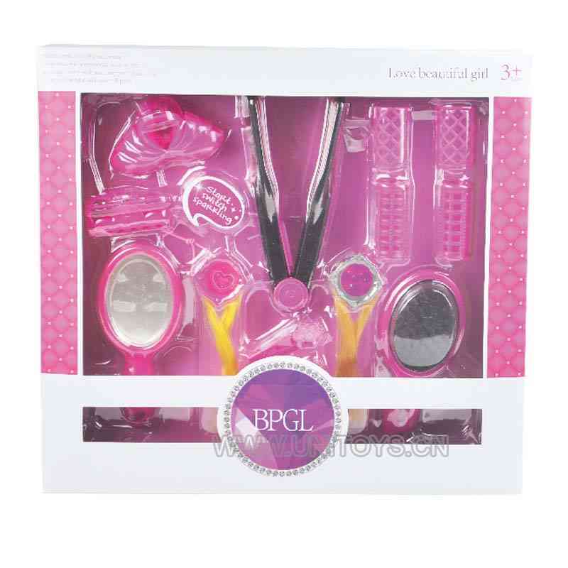 BEAUTY SET,W/LIGHT,W/BUTTON BATTERY