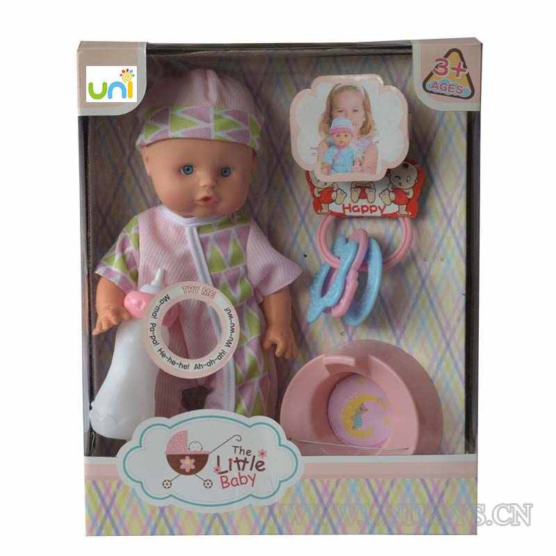 12''BOY DOLL SET,W/IC &BUTTON BATTERY