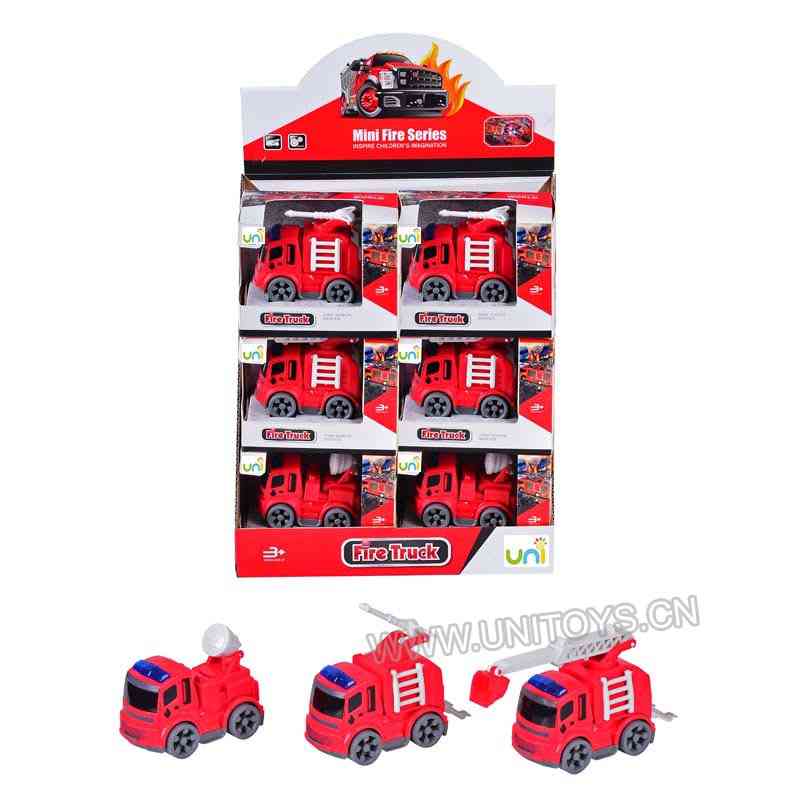 F/P FIRE ENGINES SET,3ASST(12PCS)