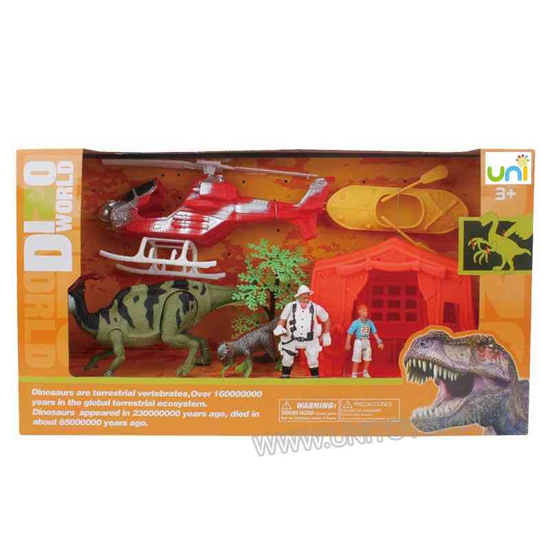 MANUAL DINOSAUR SET