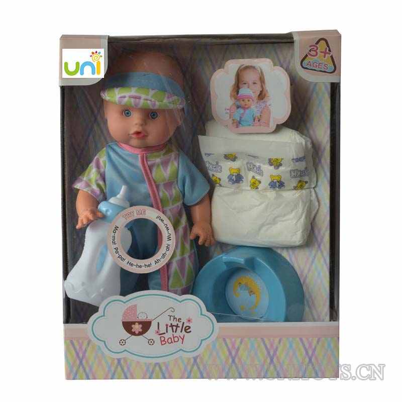 12''BOY DOLL SET,W/IC &BUTTON BATTERY