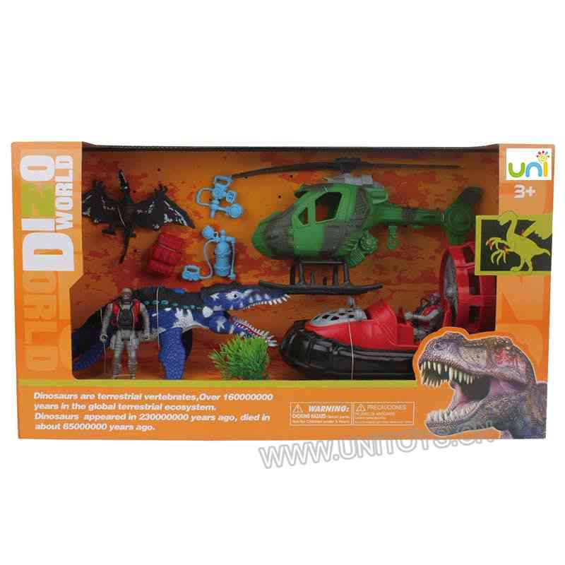 MANUAL DINOSAUR SET