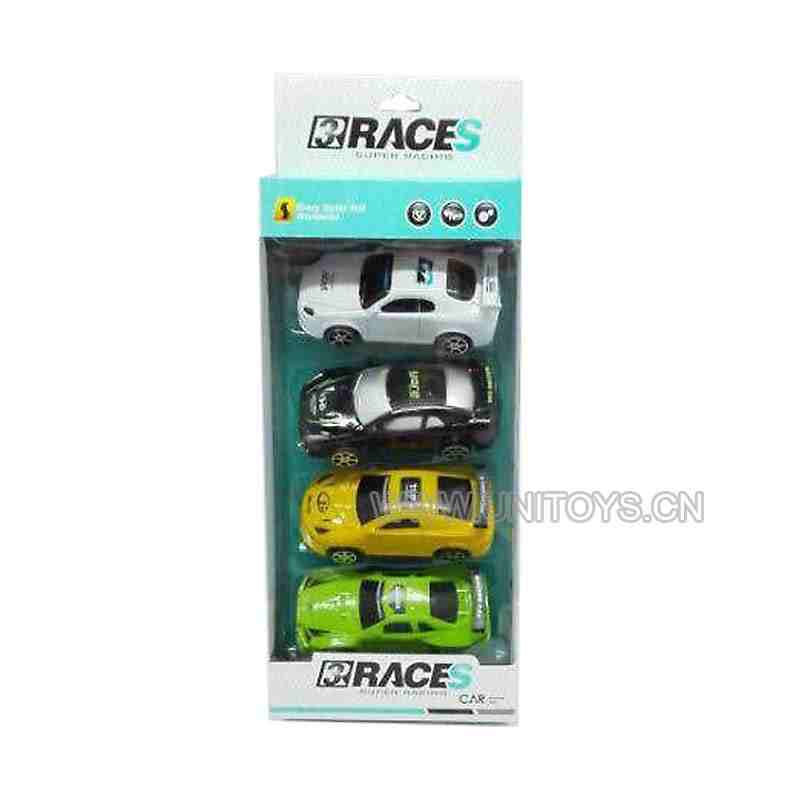 P/B CAR SET,4PCS/BOX